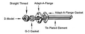 D-Model with Adapt-A-Flange